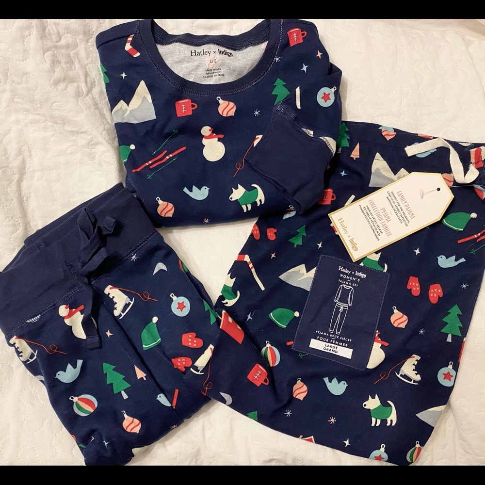 Brand New Indigo 3pc Winter PJ Set